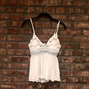 Free People Crochet Tank Top